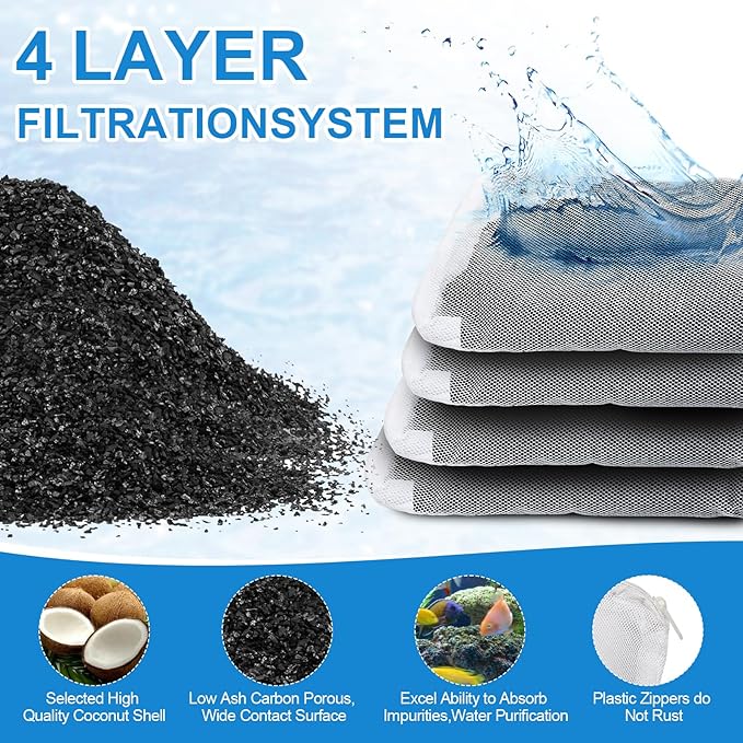 4 Pack Activated Carbon Inserts - Image 4