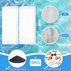 Geiserailie 15 Pieces Aquarium Filter Media Bags 150 Micrometer Fine Filter - Image 2