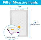 Filtrete 20x25x1 AC Furnace SMART Air Filter, MERV 12, MPR 1500, Track Filter - Image 2