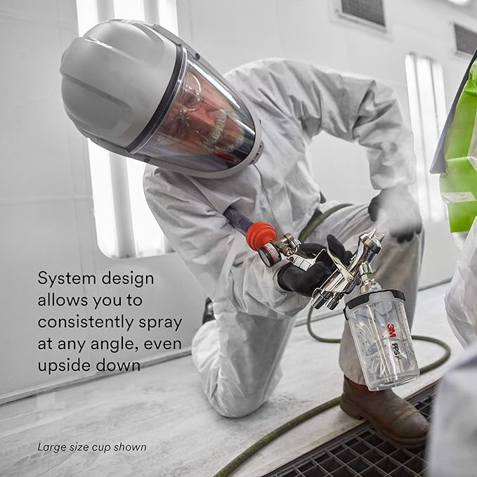 3M 26000 PPS 2.0 Spray Gun Cup, Lids and Liners Kit, 200-Micron Filter - Image 5