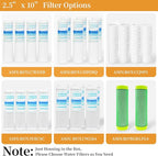 Geekpure 10-Inch Whole House Slim Water Filter Housing - Image 7