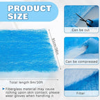 Pangda 360" x 36" x 1" Hammock Roll Air Vent Filters Media Fiberglass Air - Image 2