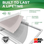 K&N 16X25X1 HVAC Furnace Air Filter, Lasts a Lifetime, Merv 13, the Last HVAC - Image 4