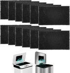 12-Pack Universal Stick-on Trash Can Odor Absorbing Filters, Activated Charcoal by Home