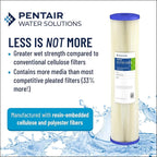 Pentair Pentek ECP20-20BB Big Blue Sediment Water Filter, Whole House Heavy - Image 3