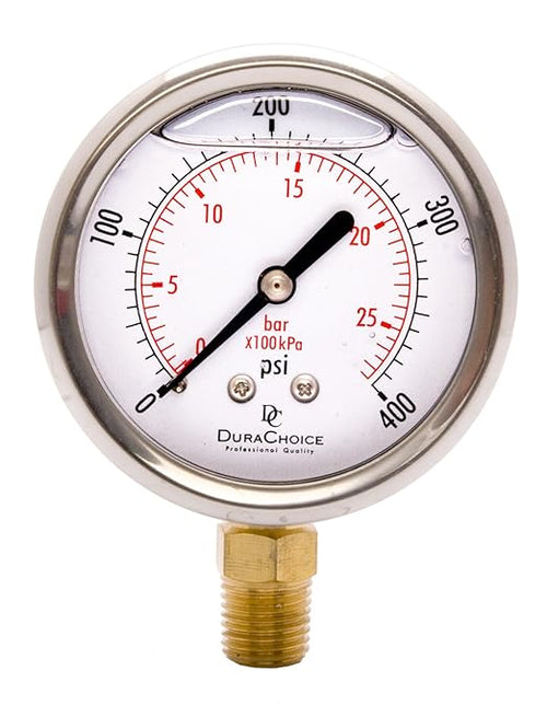2-1/2" Oil Filled Pressure Gauge by DirectMaterial
