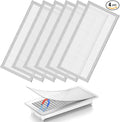 6-Pack White Magnetic Vent Covers 5x13 Inch by Unknown