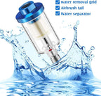 Pack of 6 Small Water Oil Separator Filter 1/4 Inch NPT Inlet and Outlet Air - Image 5