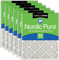 Nordic Pure 14x30x1 Pleated Air Filters MERV 13 Plus Carbon 6 Pack by NordicPure