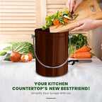 Utopia Kitchen Compost Bin for Kitchen Countertop, 1.3 Gallon Compost Bin for - Image 6