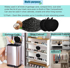 12-Pack Universal Trash Can Odor Absorbing Filters, Activated Charcoal - Image 6