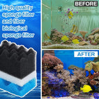 6 Pcs Aquarium Filters Bio Sponge Sets Compatible - Image 3