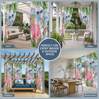 Summer Flamingbirds Outdoor Curtains - Image 8