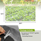 Garden Netting, 2 Pack 10x20Ft Ultra Fine Mesh Netting Pest Barrier Protection - Image 4