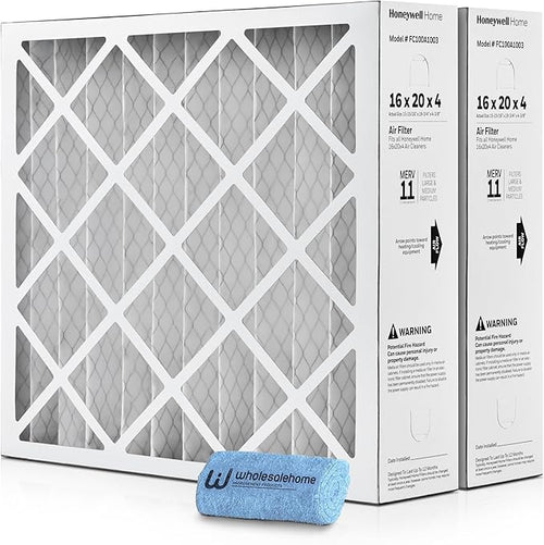 16x20x4 Air Filter Replacement MERV 11, FC100A1003 Pleated HVAC AC Furnace by Wholesalehome