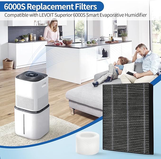 12-Pack Humidifier Premium Replacement Filters - Image 2