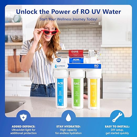 Express Water Reverse Osmosis Ultraviolet Water Filtration System – 100 GPD - Image 2