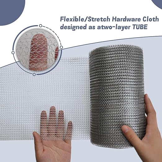 5" X 100 ft 304 Stainless Steel Mesh, Wire Mesh - Image 3