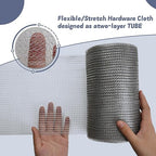 8" X 50 ft 304 Stainless Steel Mesh, Wire Mesh - Image 3