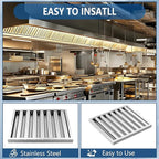 Stainless Steel Commercial Kitchen Hood Filter 24.5W x 19.5H Inch Range Hood - Image 5