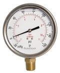 4" Oil Filled Vacuum Pressure Gauge by DirectMaterial