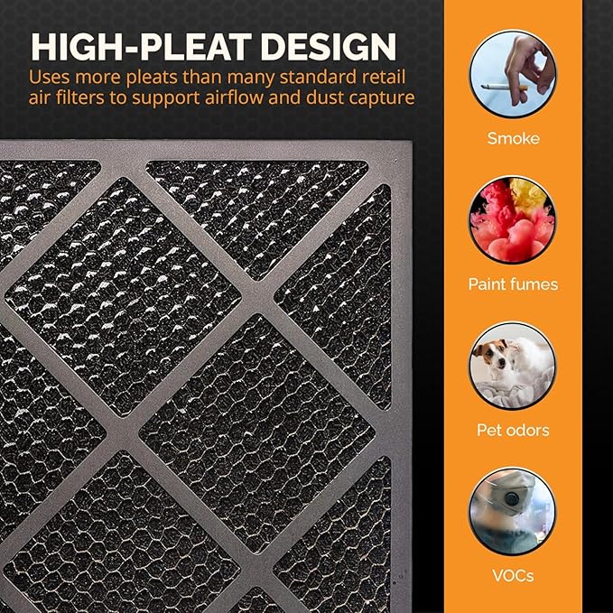 Tiger Tough Replacement Carbon Media Pad 18x18x1 – Mechanical Activated Carbon - Image 5