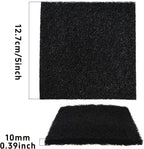 12PCS 5” Square Compost Bin Charcoal Filters, 0.4” Thick Activated Carbon - Image 2