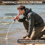 Straw Water Filter 8 Pack – Outdoor Camping & Hiking Survival Gear Kit - Image 5