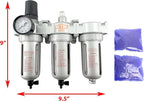 1/4" NPT MID FLOW Filter Regulator Coalescing Desiccant Dryer System - Image 2