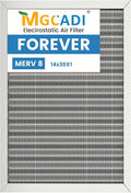 14x30x1 HVAC Furnace Air Filter, Lasts a Lifetime, the Last HVAC Filter You by MGCADI