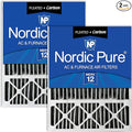 Nordic Pure 20x25x5 Lennox X6673 X6675 Replacement Ã‚ MERV 12 Pleated + Carbon by NordicPure
