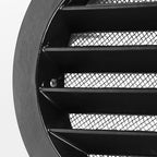 calimaero® WSGB Soffit Vents 4 inch Black Round Grille Vent Cover - Image 6