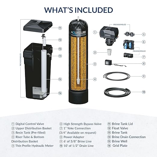 Aquasure Harmony Series 72, 000 Grains Whole House Water Softener Bundle - Image 8