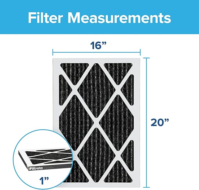 Filtrete 16x20x1 Air Filter, MPR 1200, MERV 11, Allergen Defense Odor Reduction - Image 2