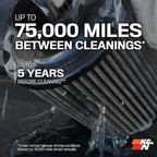 K&N Performance Diesel High-Flow Lifetime Engine Air Filter: Increase Power & - Image 5