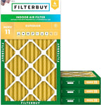 Filterbuy 12x20x2 Air Filter MERV 11 Superior Pet & Allergy Defense, by Filterbuy