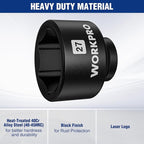 WORKPRO 27mm Oil Filter Socket Wrench, Oil Filter Removal Tool, Oil Filter - Image 4