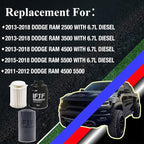 iFJF 68197867AA 68157291AA Fuel Filter and 5083285AA Oil Filter Replacement - Image 7