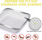 SheeChung RV Furnace Vent Screen, Flying Insect Screen Water Heater Cover - Image 3