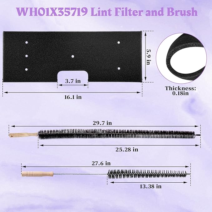 WH01X35719 Lint Filter Compatible - Image 2