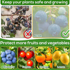 2PCS 4 x 5 ft Fruit Tree Netting Cover - Image 3