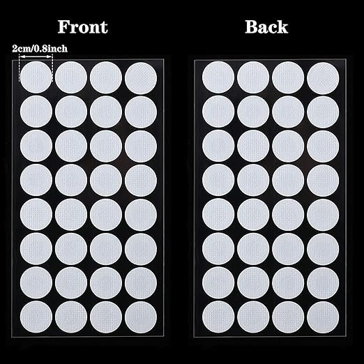 Zonon 256 Pieces Synthetic Filter Paper Stickers 20 mm 0.3 ?m Synthetic Filter - Image 2