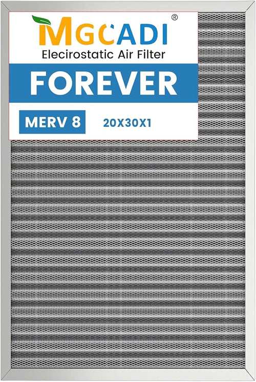 30x20x1 HVAC Furnace Air Filter, Lasts a Lifetime, the Last HVAC Filter You by MGCADI