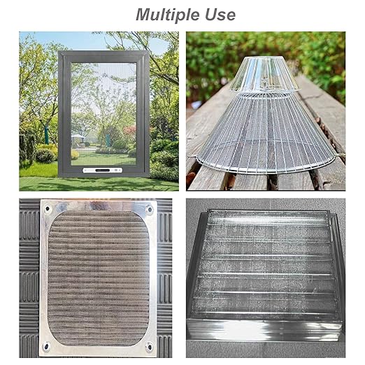 304 Stainless Steel Mesh 40Mesh, 15.7"x47.2" Metal Mesh Screen, Woven Fine Wire - Image 6