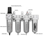 NANPU 1/2" NPT Industrial Grade 4 Stage Air Drying System - Image 3
