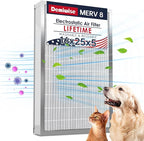 16x25x5 Reusable Electrostatic Air Filter, MERV 8 Lifetime Aluminum AC/HVAC by Demiwise