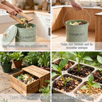 Compost Bin for Kitchen Counter, 1 Gallon Compost Bucket - Image 7