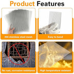 6 Pack 12×8 Inch Wire Mesh Screen, 20 Mesh Stainless Steel Mesh, Sturdy No Rust - Image 4