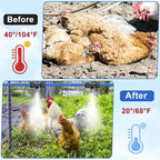 Upgraded 33FT Chicken Coop Cooling System - Image 7