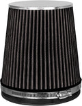 BLACK 6" 152 mm Inlet Short Truck Air Cone Replacement Performance Washable by RtunesRacing